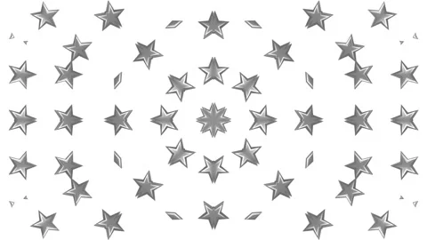 Stars rotating animation 3d background seamless loop Stock Footage 121607070