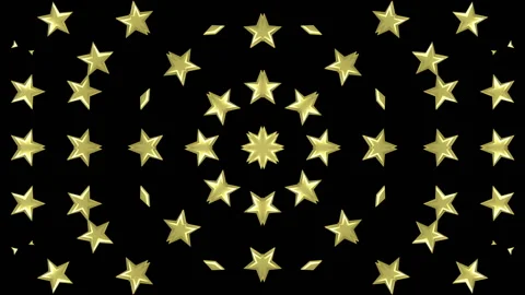 Stars rotating animation 3d background seamless loop Stock Footage 121607507
