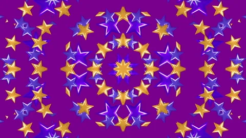 Stars rotating animation 3d background seamless loop Stock Footage 121609950