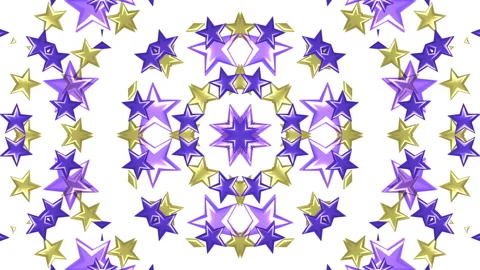 Stars rotating animation 3d background seamless loop Stock Footage 121610265