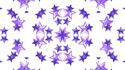 Stars rotating animation 3d background seamless loop Stock Footage 121642826