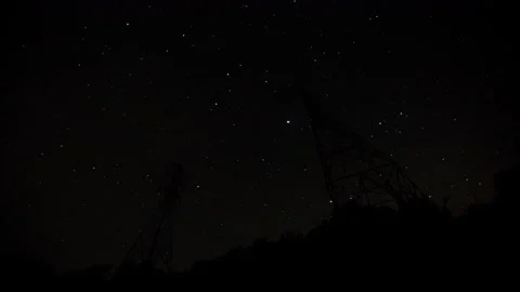 Stars rotating timelapse Stock Footage 141893223