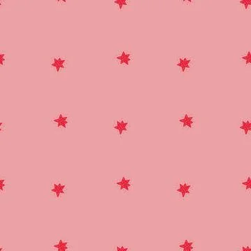 Stars seamless pattern. Cute festive background. Stock Illustration