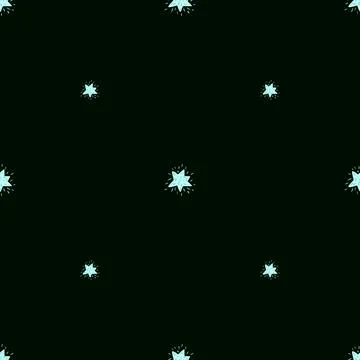 Stars seamless pattern. Cute festive background. Stock Illustration