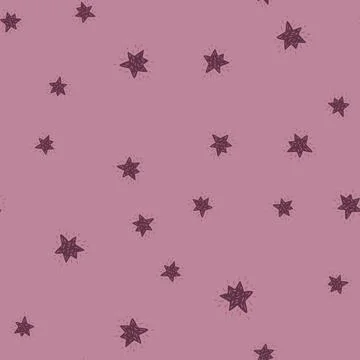 Stars seamless pattern. Cute festive background. 库存插图