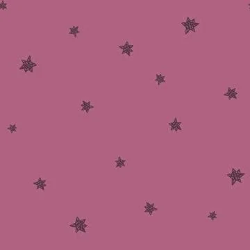 Stars seamless pattern. Cute festive background. 库存插图