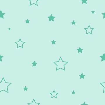 Stars seamless pattern, endless texture background Stock Illustration