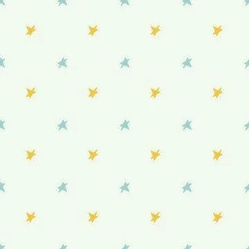 Stars seamless pattern. Hand drawn background space. 스톡 일러스트