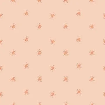 Stars seamless pattern. Hand drawn background space. 스톡 일러스트