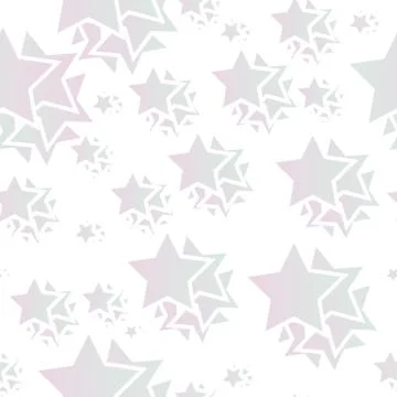 Stars seamless pattern Stock Illustration