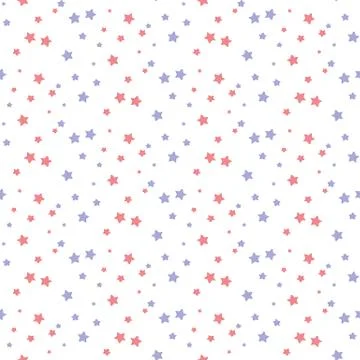 Stars. Seamless pattern Stock Illustration