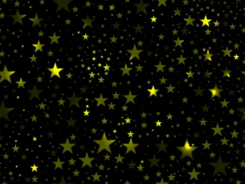 Stars seamless pattern. Magic star pattern. Outer space. Vector illustration. Stock Illustration