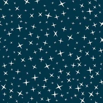 Stars seamless pattern. Vector illustration Stock Illustration