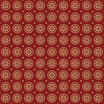 Stars seamless retro pattern.  red background abstract. vector. Stock Illustration