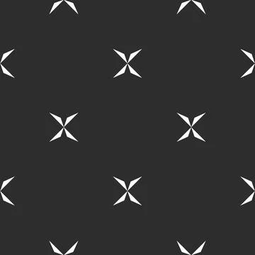 Stars with sharp edges on a black background. Stock Illustration