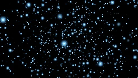 Stars shine effect background on black screen animation. Stock Footage 125018466