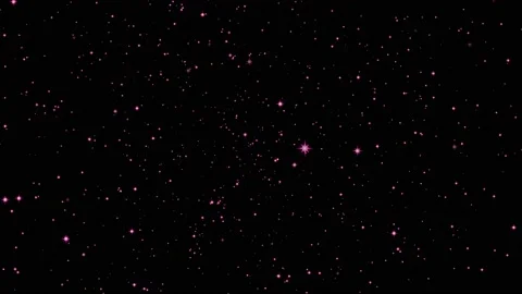 Stars shine effect on black screen background animation. Stock Footage 139757662