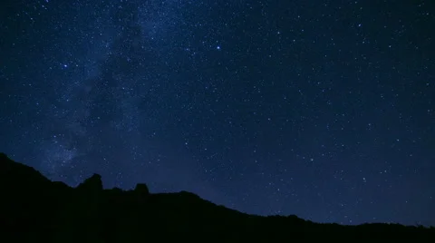 Stars Sky Turning Space Astrophotography... | Stock Video | Pond5