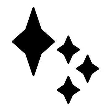 Stars solid icon. Space star vector illustration isolated on white. Astronomy Ilustración de archivo