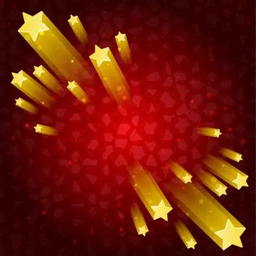Stars space abstraction Illustrazione stock