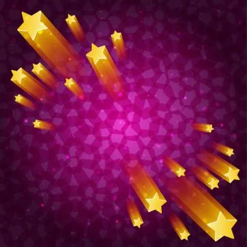 Stars space abstraction Stock Illustration