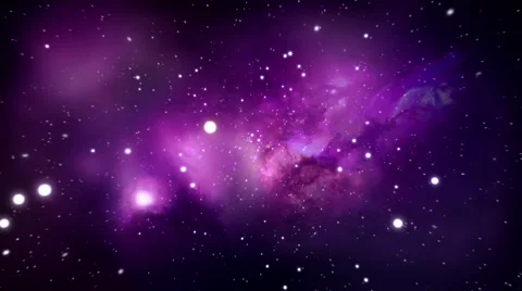 Stars Space Fly Through, Nebula Stock Footage 42135340