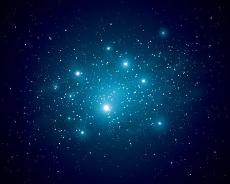 Stars in space Illustrazione stock