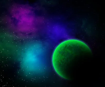 Stars space image Stock Illustration