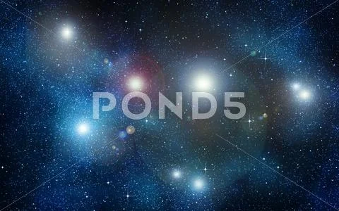 Stars in space or night sky Stock Illustration