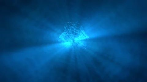 Stars sparks - blue variant,  loop able Stock Footage 55873362