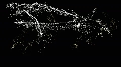 Stars sparks, loop able Stock Footage 55864984