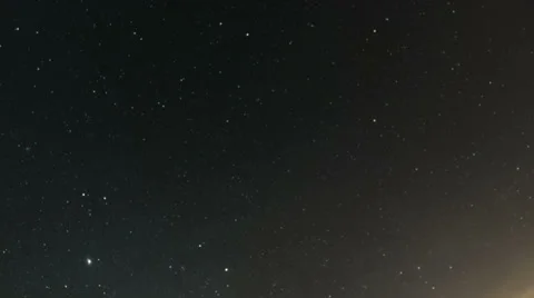 Stars spinning around north star  time lapse 4K ultra HD Stock Footage