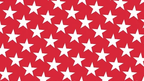 Stars spinning background loop, modern style red white Stock Footage 73832036