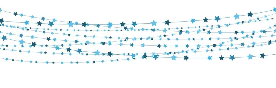 Stars on strings background for christmas time 스톡 일러스트