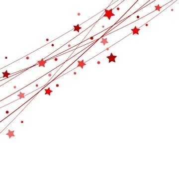 Stars on strings background for christmas time 스톡 일러스트