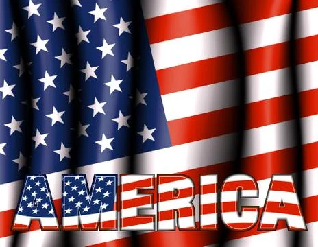 Stars &amp; Stripes Background Illustrazione stock