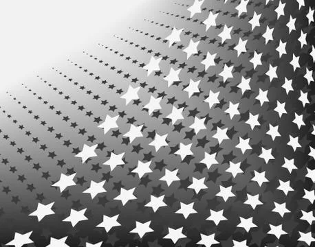 Stars in stripes Stock Illustration