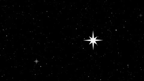 Stars through space motion graphics with night background Stock Footage 141304690