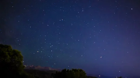 Stars timelapse Stock Footage 25267626