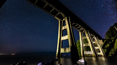 Stars timelapse Vídeo Stock 32246043