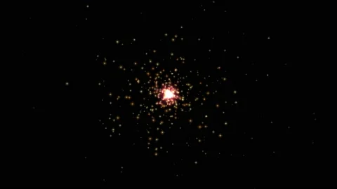 Stars trailing motion graphics with night background Stock Footage 209566360