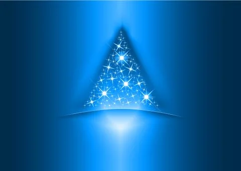Stars tree 스톡 일러스트