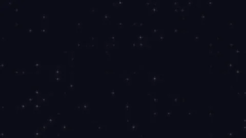 Stars twinkling in the night sky create a vast cosmic scene Stock Footage 338170713