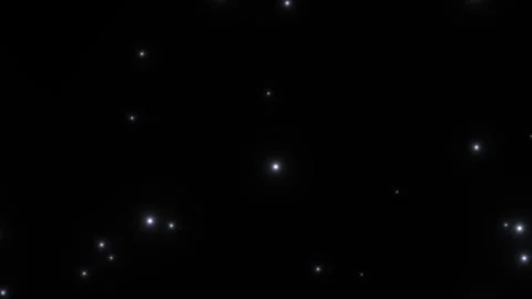 Stars twinkling in the night sky over a dark background Stock Footage 338317297