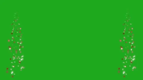 Stars twisting towers motion graphics with green screen background Stock Footage 293763451