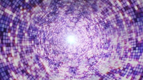Stars, Universe and Disco Dance Tunnel Background Video stock 45734341
