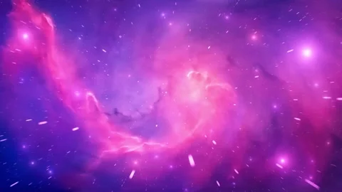 Stars of universe nebula deep space motion background Stock Footage 340441168
