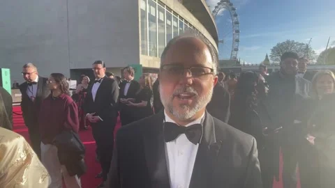Stars walk down the red carpet at Bafta Games Awards 2026 Video stock 332945927