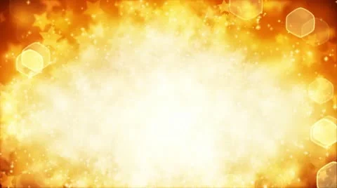 Stars on yellow background loop Stock Footage 10665511