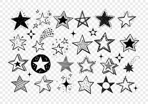 Stars0102 Illustrazione stock